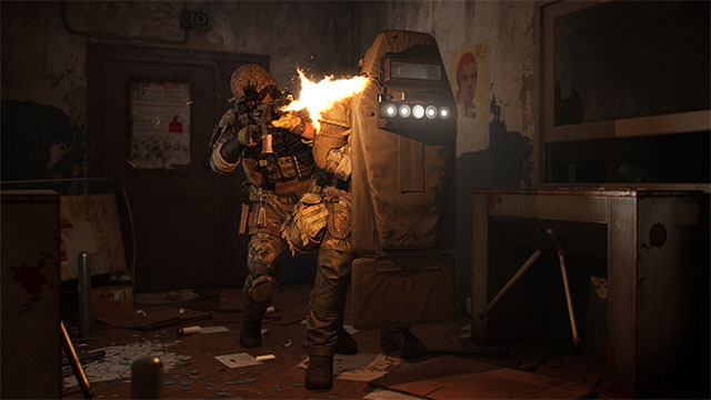 Lối chơi dựa trên cơ chế vật lý cho trải nghiệm di chuyển, thám hiểm và bắn súng chân thực