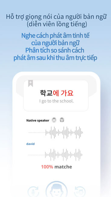Hỗ trợ giọng nói của người bản ngữ