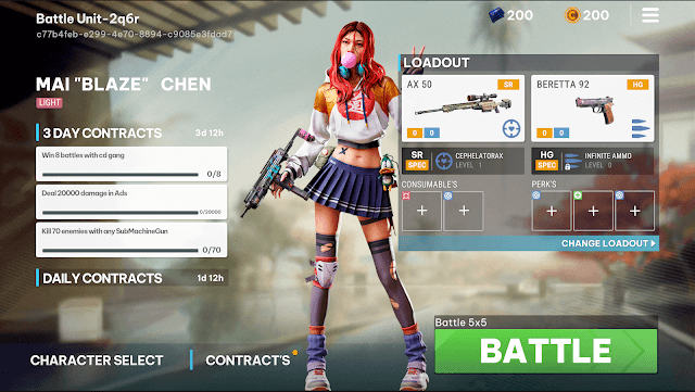 Chọn nhân vật đại diện cho bạn trong game Guns & Gangs