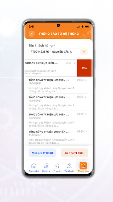 Thông báo từ hệ thống