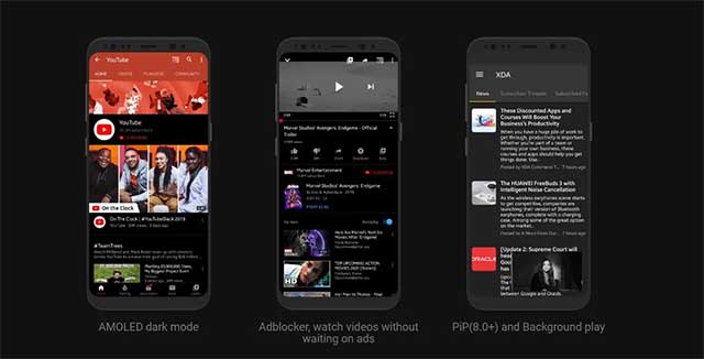 YouTube Vanced có nhiều tính năng tiện ích để xem Youtube một cách thuận tiện