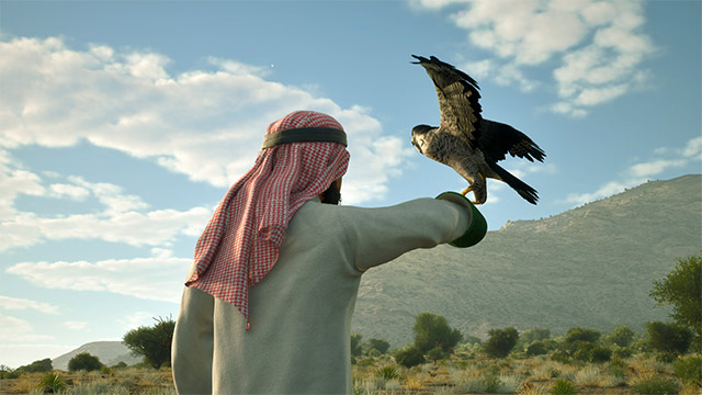 Enter Falconry mô phỏng nghệ thuật nuôi chim ưng của giới nhà giàu Ai Cập