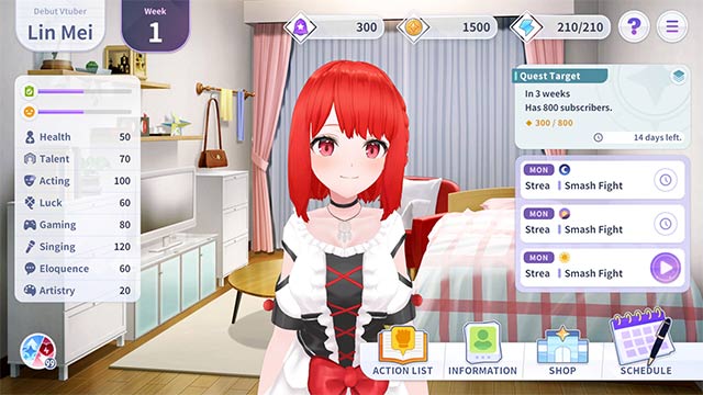 Mục tiêu của Master of Vtuber game là trở thành bậc thầy YouTuber