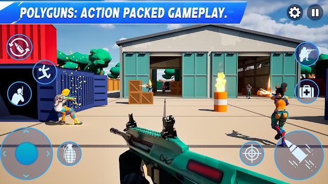 Trải nghiệm đấu súng đầy hành động trong game PolyGuns FPS