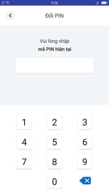Đổi mã PIN
