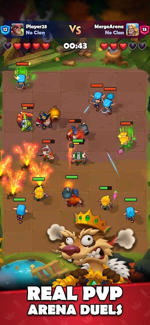 Đối đầu trong đấu trường PvP thời gian thực