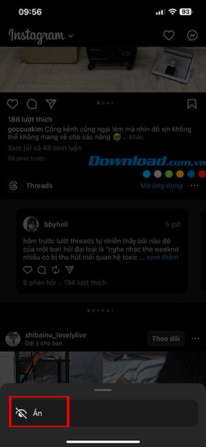 cach ngan bai viet va thong bao threads hien thi tren instagram 2*465553