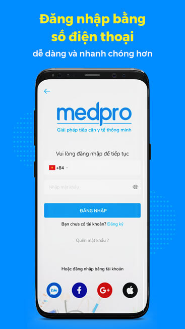 Giao diện đăng nhập 