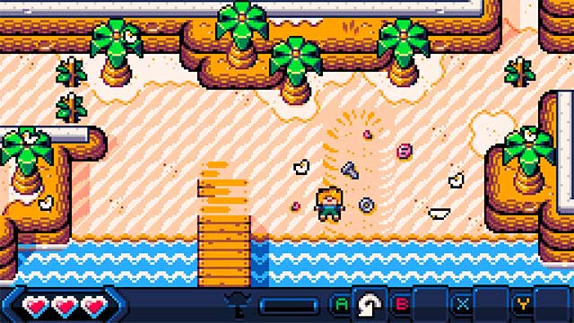 Castaway là game phiêu lưu đi cảnh đồ họa pixel hoài cổ