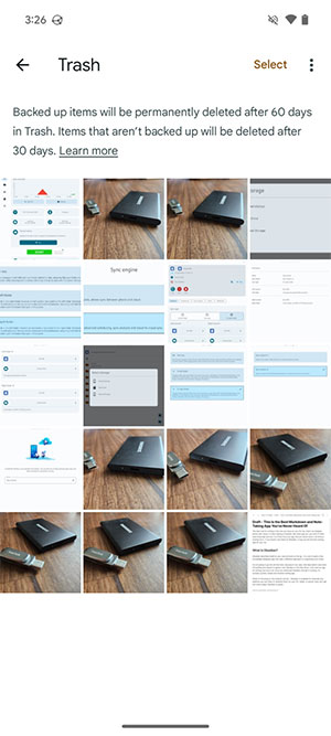 cach don sach thung rac tren Android 7*465926