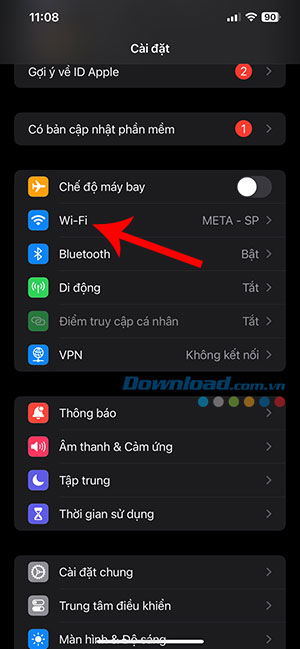 cach thiet lap 1 1 1 1 tren iOS 7*465981