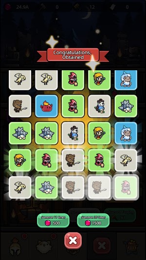 Tuyển mộ các nhân vật để họ chiến đấu bên cạnh bạn.