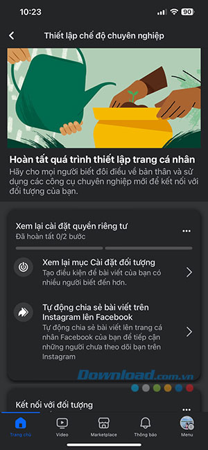 cach bat che do chuyen nghiep tren Facebook 8*466292