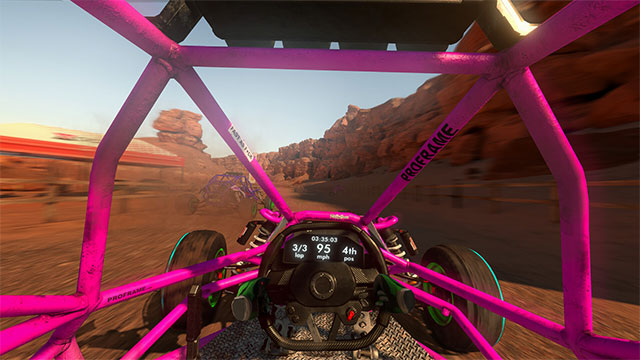EXOcars VR là game đua xe thực tế ảo với trải nghiệm cực kỳ năng động, phấn khích
