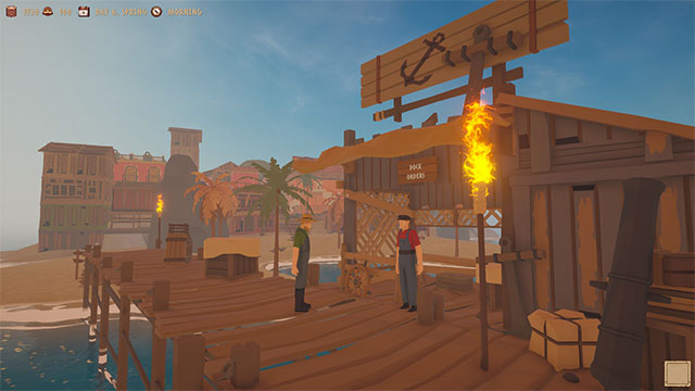 Old Market Simulator mô phỏng kinh doanh khu chợ cũ với đồ họa vẽ tay và cốt truyện thú vị