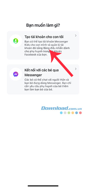 cach tao tai khoan Messenger Kids 5*466526