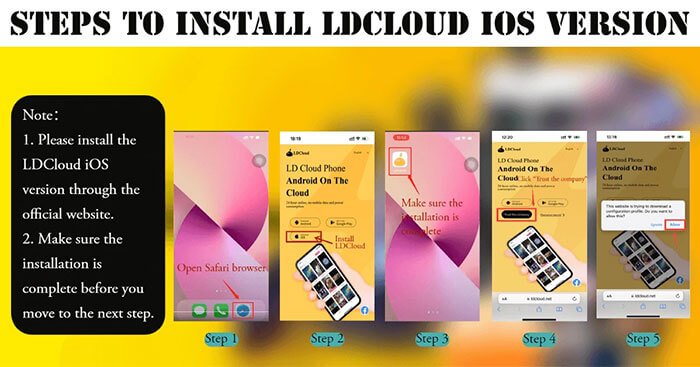 Các bước cài đặt LDCloud cho iOS