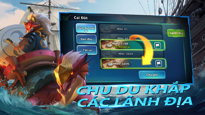 Chu du khắp các lãnh địa
