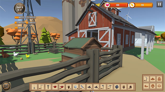 Field of Growth: A Farmer's Odyssey là game nông trại vui vẻ kết hợp yếu tố sinh tồn và phiêu lưu
