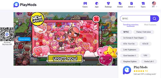 PlayMods: Nền tảng tải game và ứng dụng Android an toàn và đa dạng. https://st.download.com.vn/data/image/2024/04/15/PlayMods-1.jpg