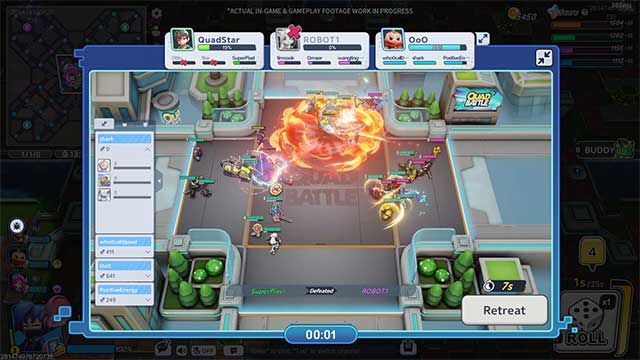 Mỗi trận chiến của đội là một hoạt động chiến thuật sau khi trao đổi kỹ lưỡng