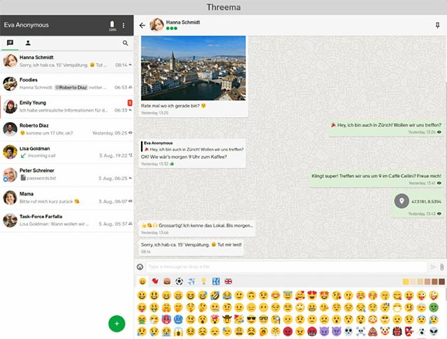 Threema Free là ứng dụng chat, nhắn tin và gọi video bảo mật, tiện lợi, đa nền tảng