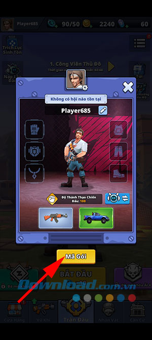 Hướng dẫn nhập code game Zombie Waves