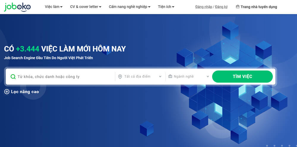 Tìm kiếm việc làm phù hợp trên Joboko