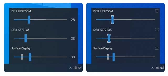 Thay đổi phạm vi điều chỉnh độ sáng cho màn hình một cách liền mạch