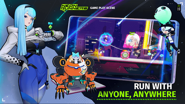 Tham gia cuộc chạy đua Battle Royale đầy cạnh tranh trong game Neon Runners