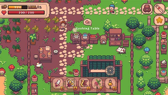 Trải nghiệm đồ họa pixel retro với phong cách chơi cổ điển và hoài cổ