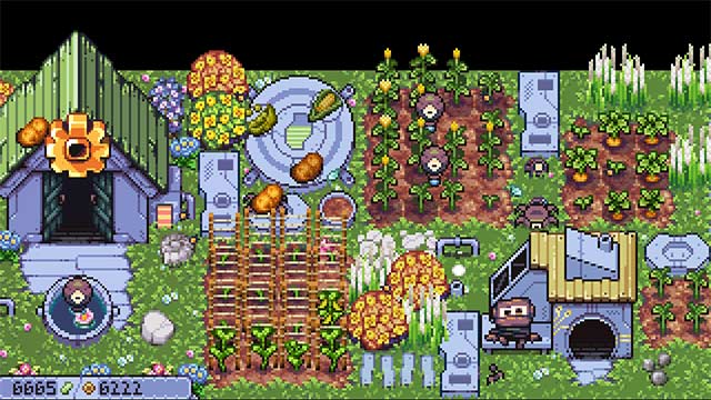 Rusty's Retirement sở hữu đồ họa pixel cổ điển dễ thương với nhiều màu sắc bắt mắt
