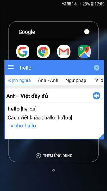 Cửa sổ tra nhanh