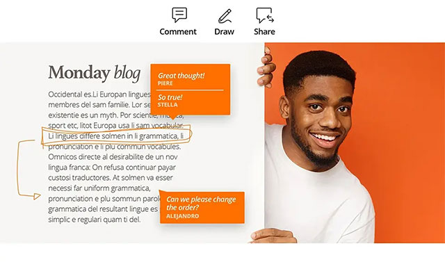 Chú thích tài liệu PDF và hợp tác liền mạch trên mọi thiết bị, nền tảng