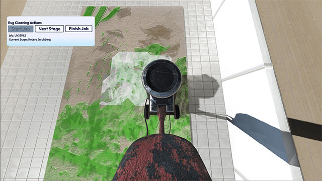 Rug Cleaning Simulator là trò chơi giả lập giặt thảm thư giãn, nhẹ nhàng