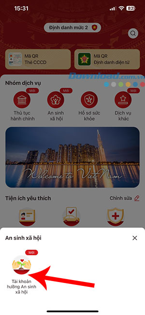 cach dang ky tai khoan huong an sinh xa hoi tren vneid 2*469752