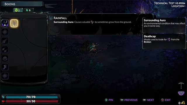 Surrounding Aura có thể ảnh hưởng đến tài nguyên thu thập được