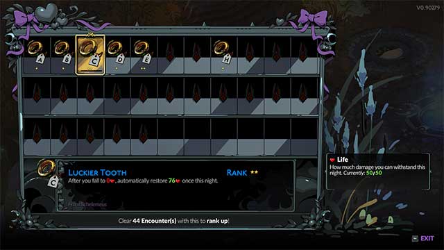 Luckier Tooth sẽ cung cấp cho bạn một Death Defiance