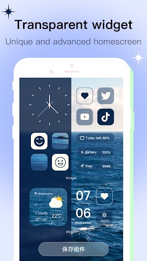 Mico - Widget and Wallpaper giúp màn hình Home trở nên ấn tượng