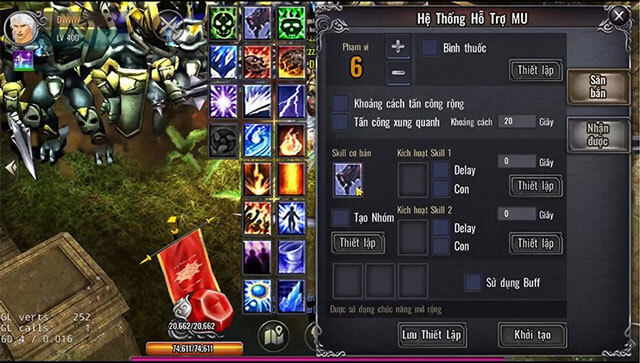 Hệ thống trang bị phong phú đa dạng