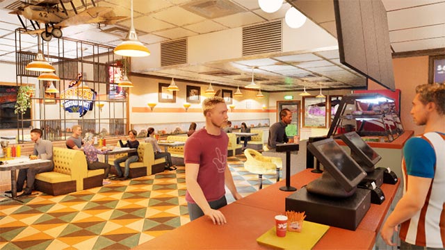 Quản lý nhà hàng đồ ăn nhanh trong game mô phỏng Fast Food Restaurant Simulator