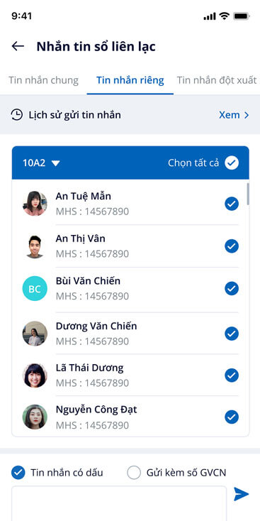 Nhập điểm