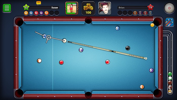 8 Ball Pool là một trò chơi bi-a 8 bóng đầy thử thách và gây nghiện