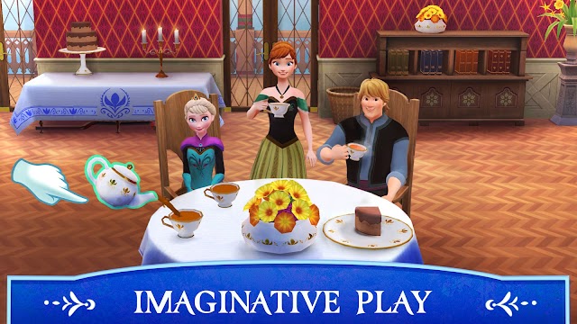 Disney Frozen Royal Castle cho bận chơi cùng nhiều nhân vật trong phim Nữ Hoàng Băng Giá