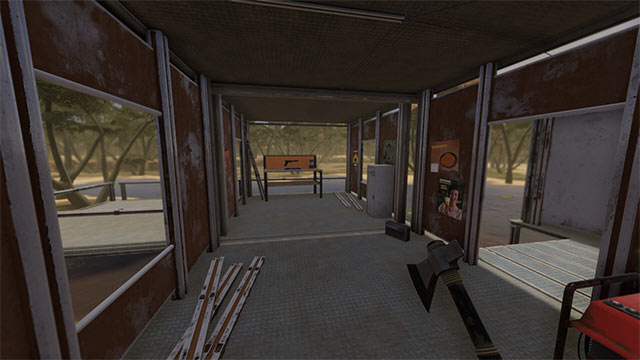 Xây nhà bằng gỗ, đá thu thập được trong game Kalahari’s End