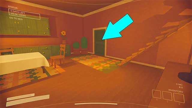 Vào căn phòng cạnh cầu thang để chọn hợp đồng