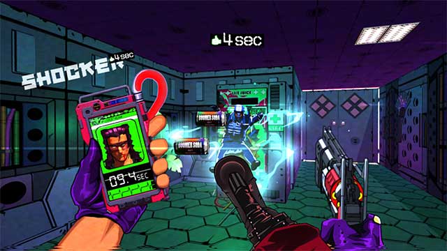 Đồ họa đầy màu sắc, gợi nhớ về các game bắn súng arcade cổ điển