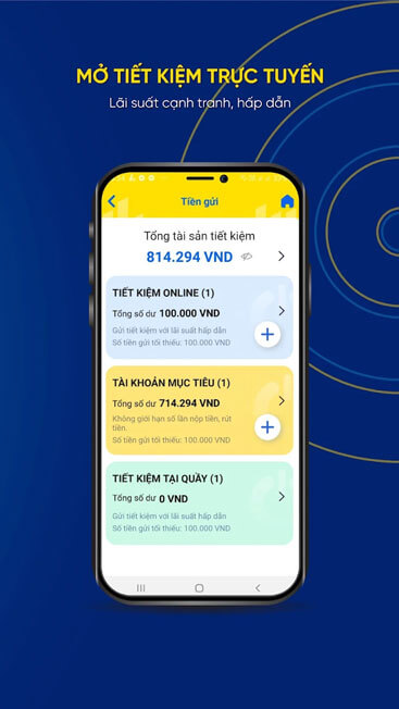 Mở tiết kiệm online