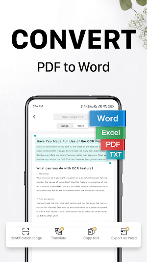 Chuyển PDF thành Word