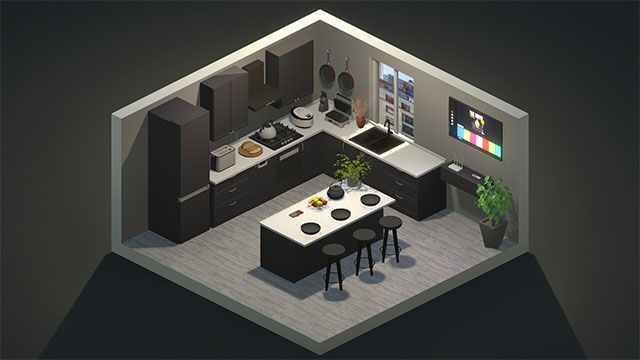 Sở hữu phòng bếp trong mơ với nội thất và đồ dùng hiện đại cùng Kitchen DLC